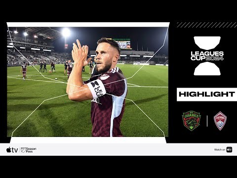 FC Juárez vs. Colorado Rapids | Leagues Cup | Match Highlights | August 9, 2024