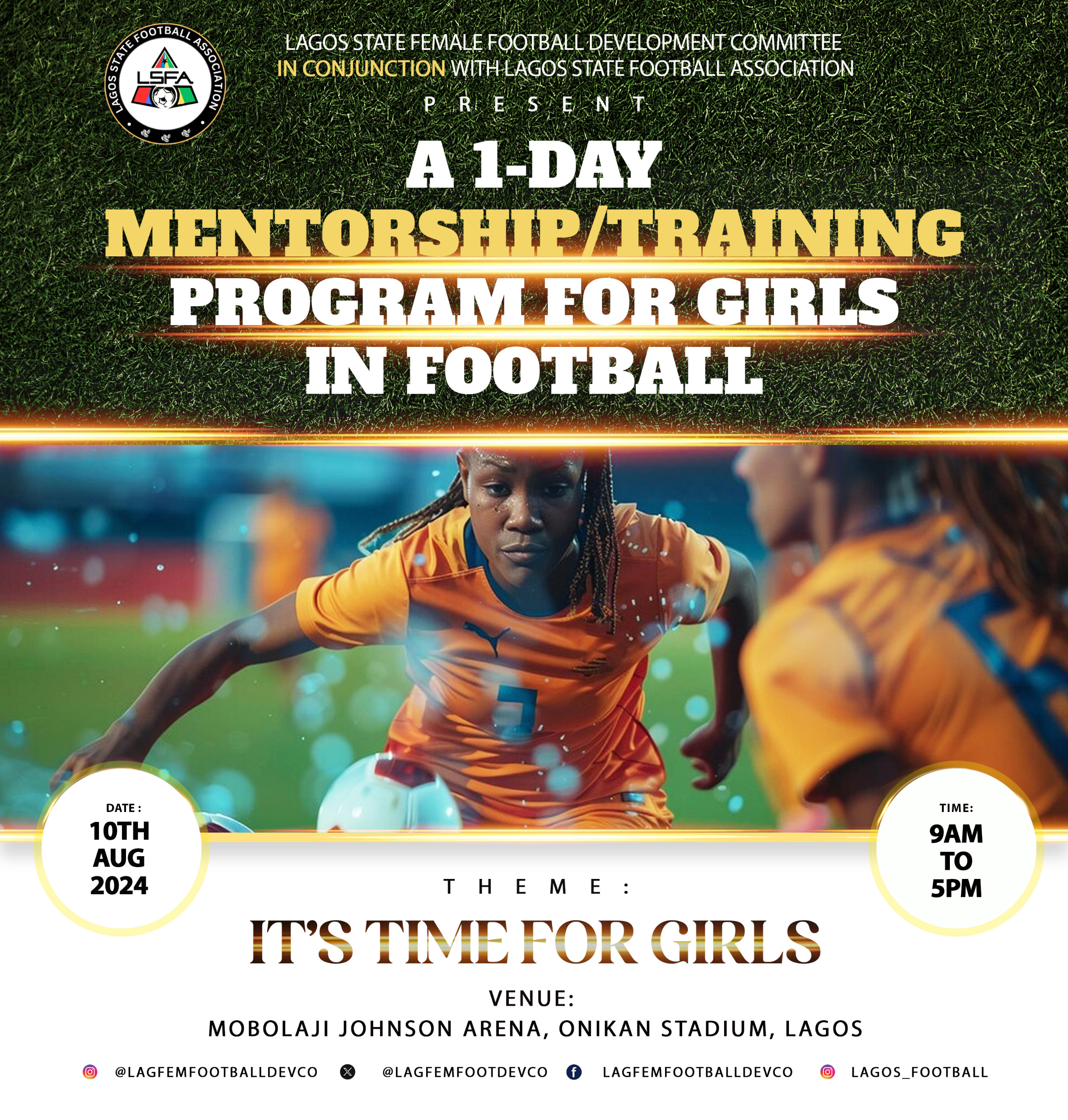 LSFA newly appointed female football development committee set for first mentorship training 