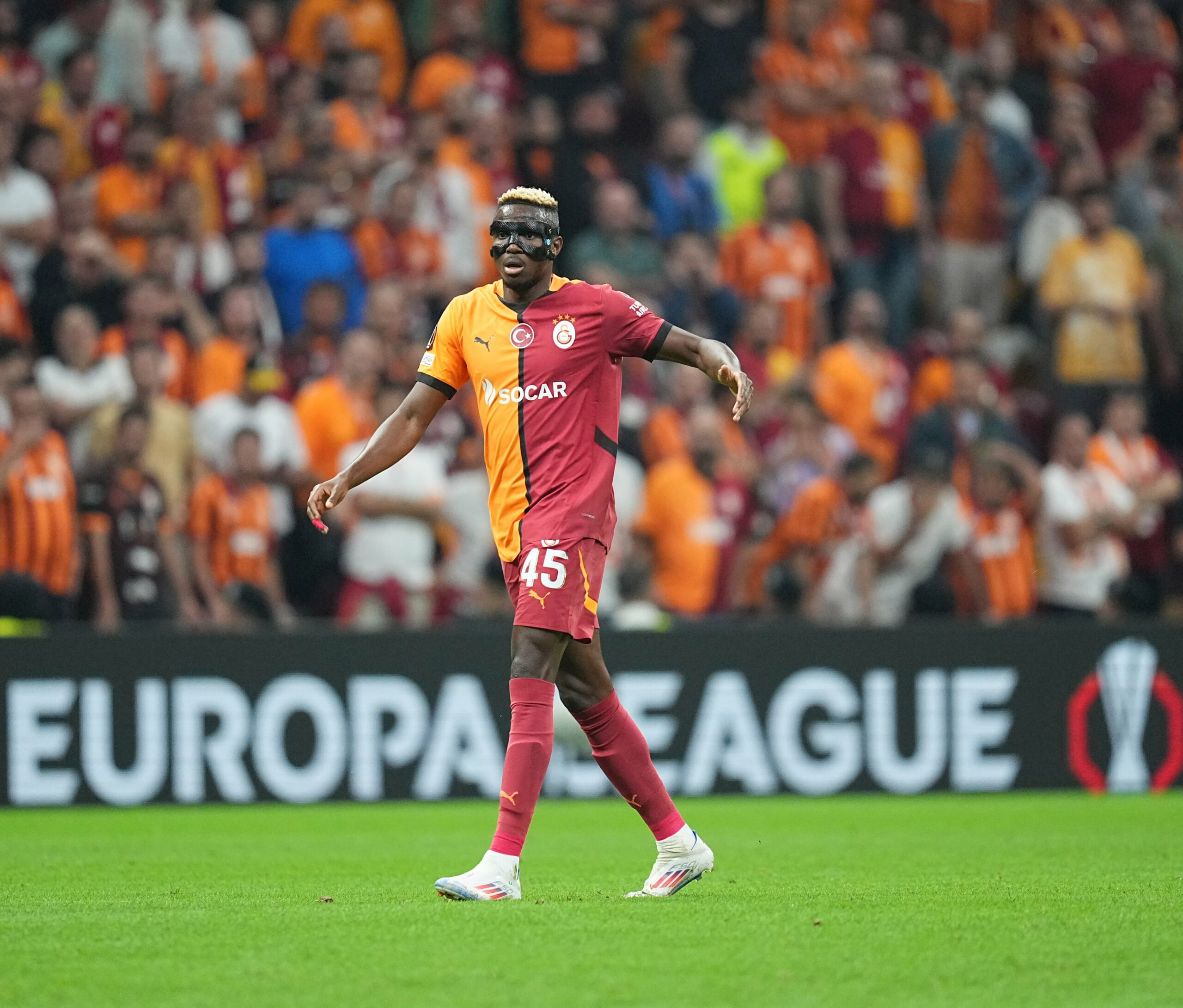 UEL: Victor Osimhen lead Galatasaray to victory against PAOK