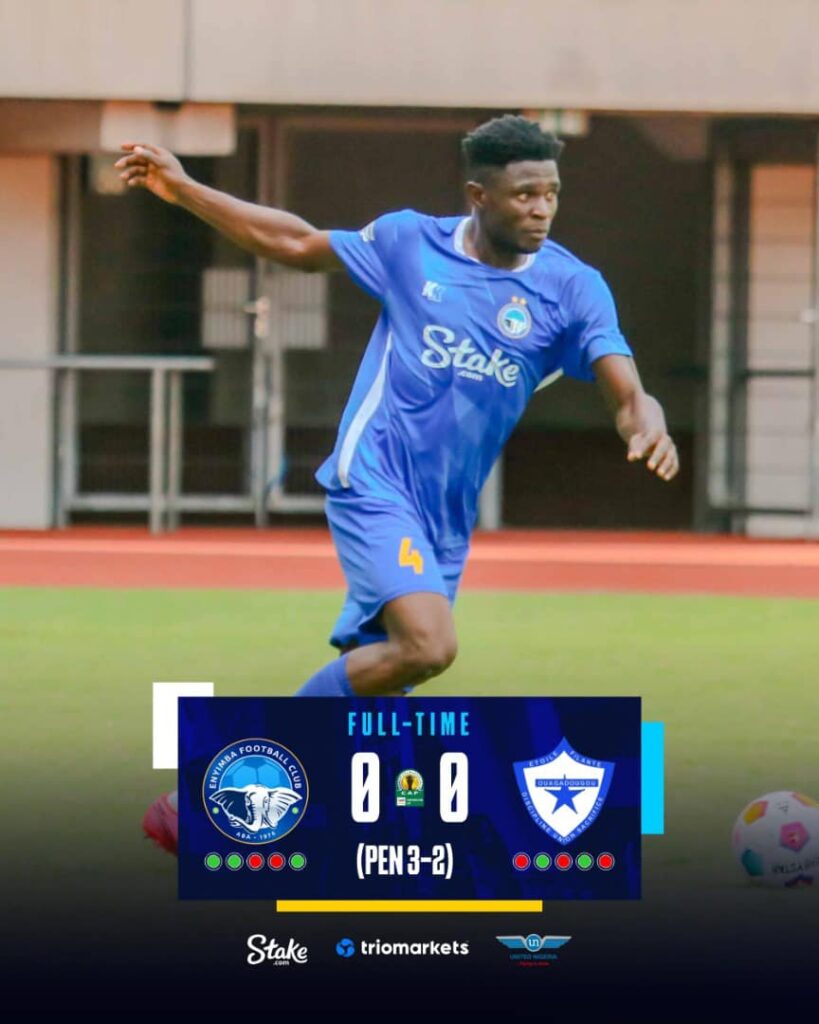 CAFCC: Enyimba FC reach group stages on penalties