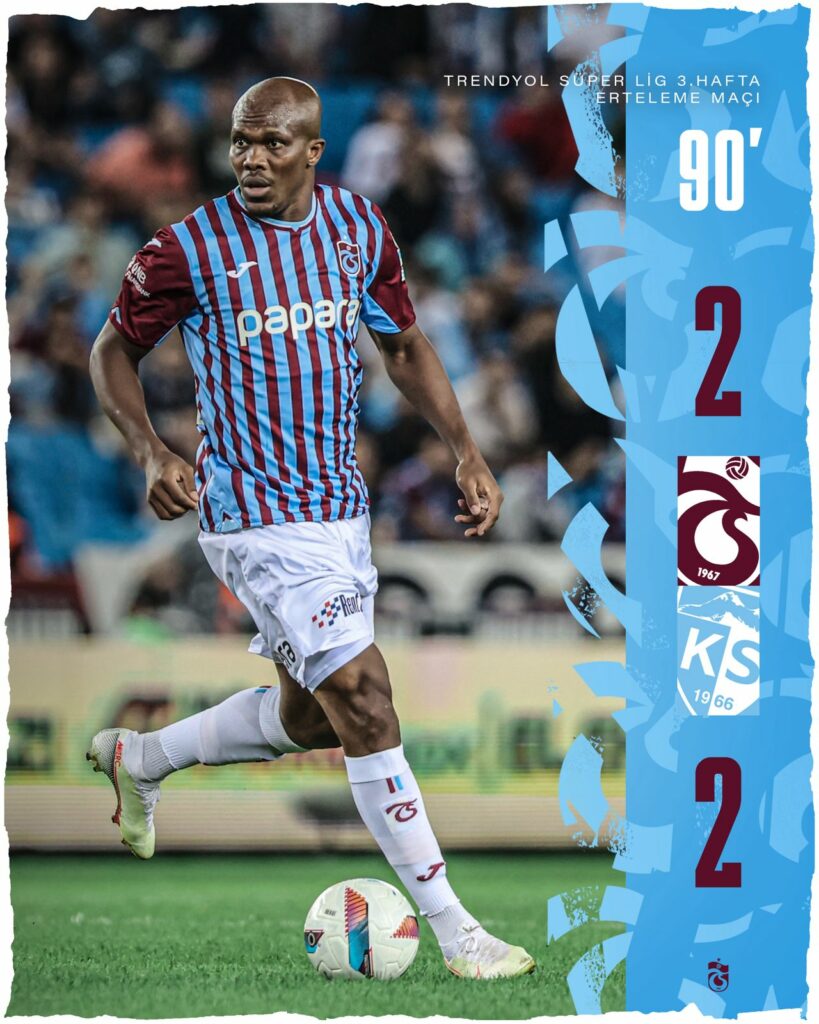 Onuachu: Nwakaeme bags an assist as Tranzonspor's struggle continues