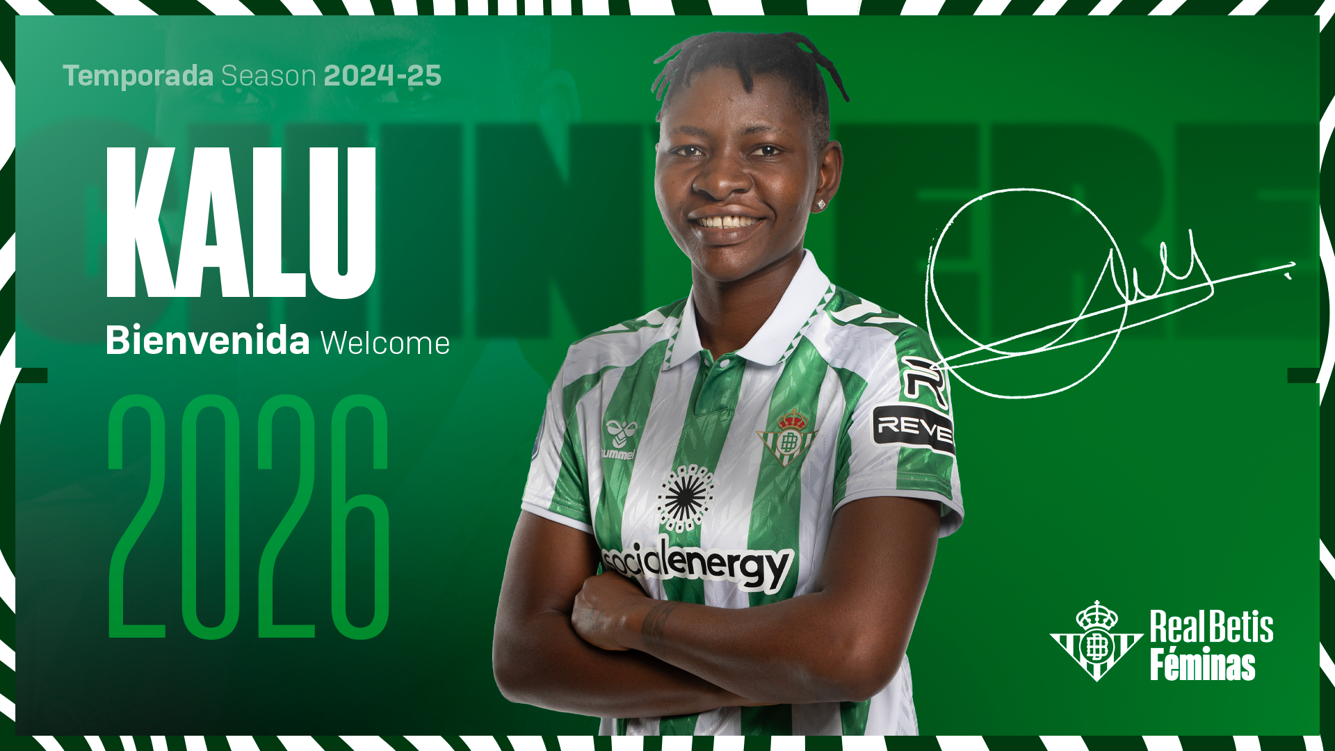 Transfer: Nassarawa Amazons midfielder joins Real Betis