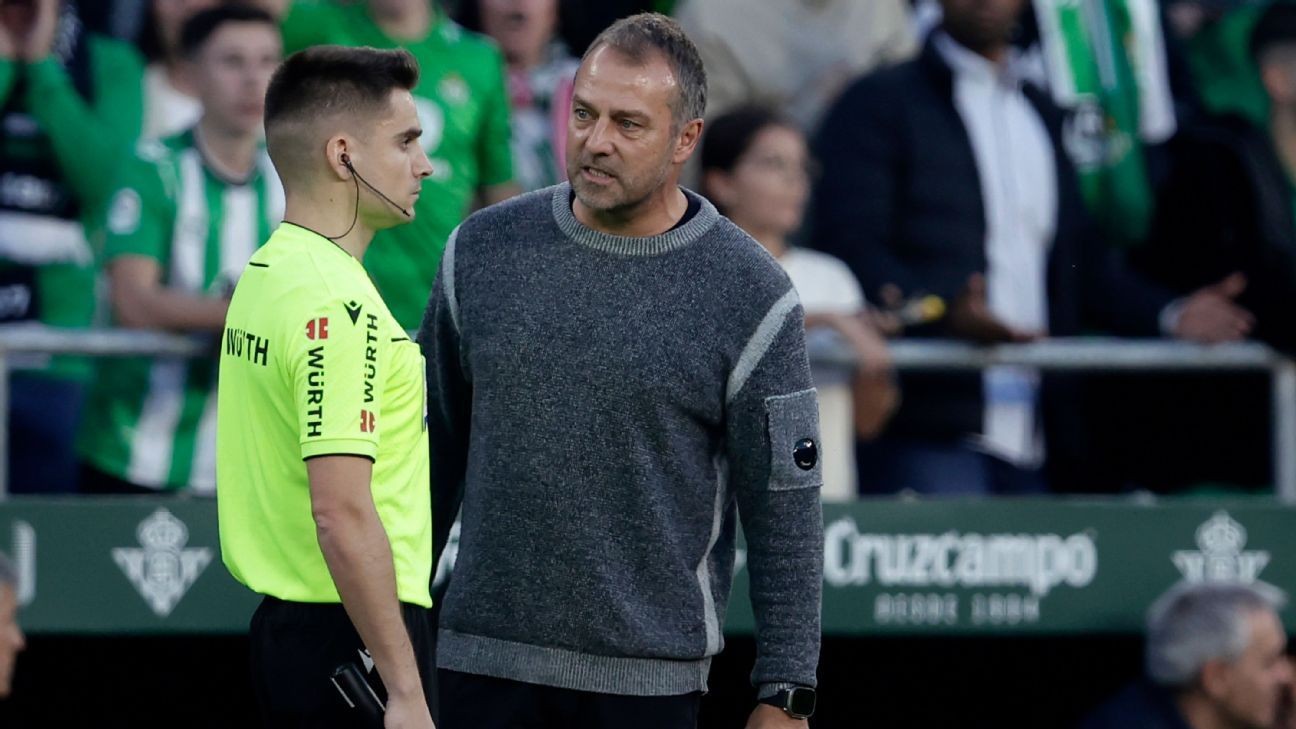 Flick vows to 'control emotions' after Betis red