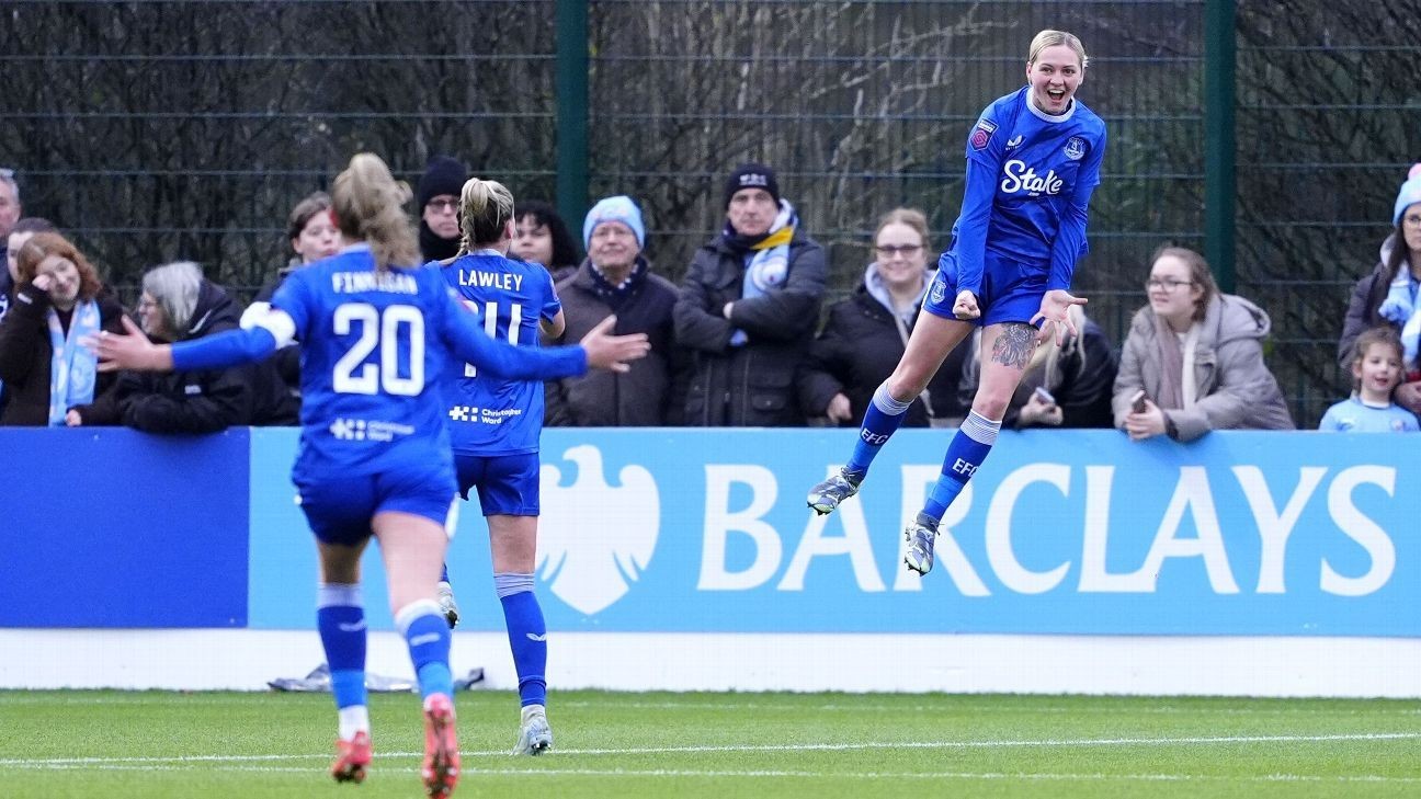 Man City stunned by Everton, fall back in WSL race