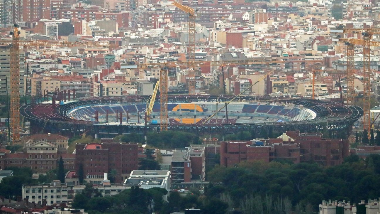 Source: BarÃ§a's Camp Nou return faces 2025 delay