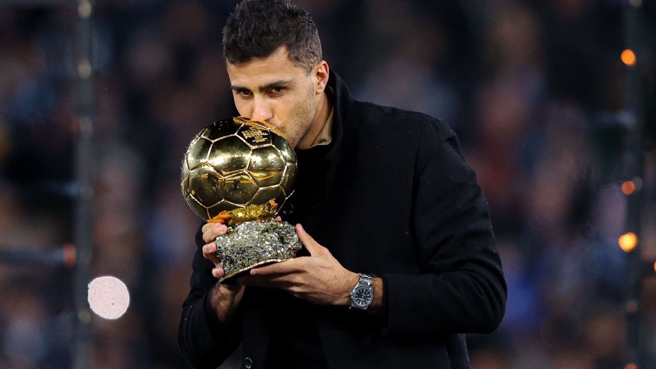 Rodri: Ronaldo shouldn't question my Ballon d'Or