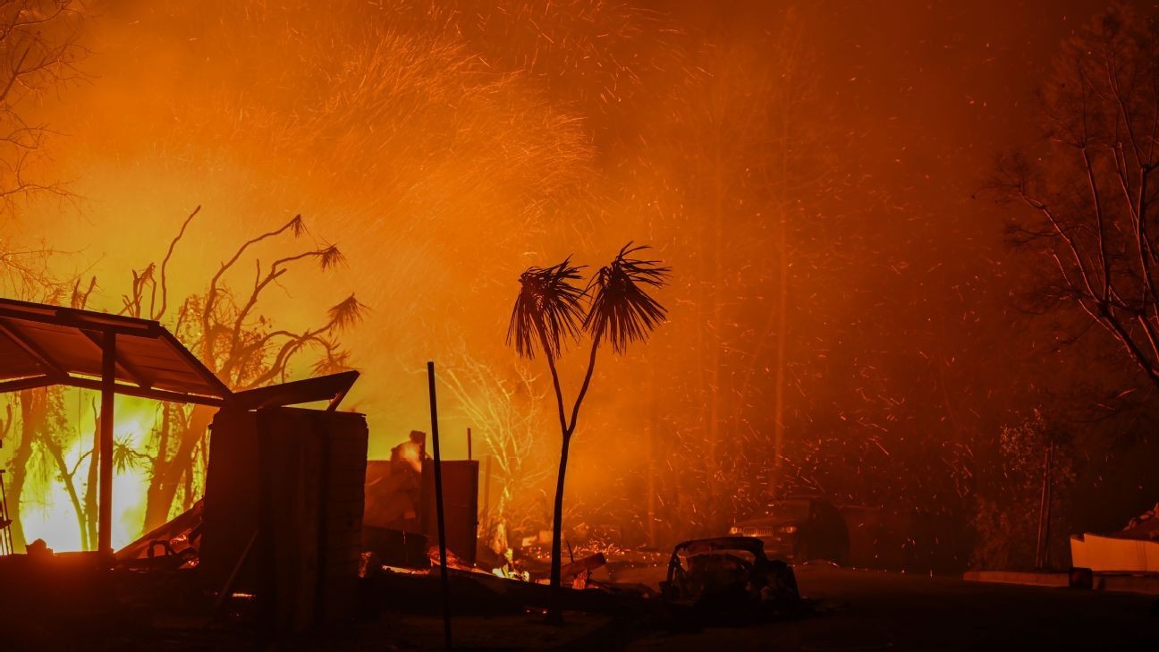 Vela's family safe after home destroyed in LA fires