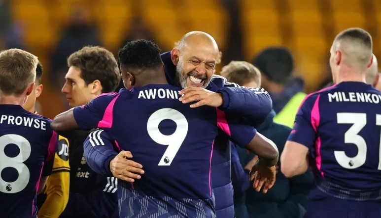 Nuno Espírito Santo hails Taiwo Awoniyi’s impact in Nottingham Forest’s dominant win