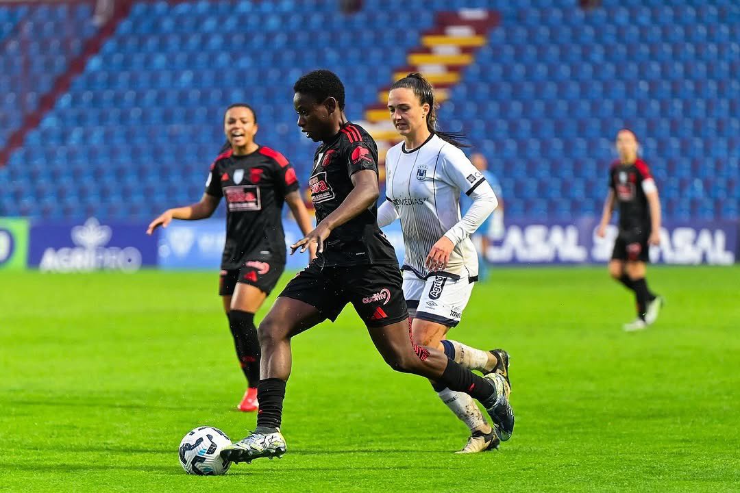 Taca da Liga Feminina: Christy Ucheibe in action as Benfica advance to next round