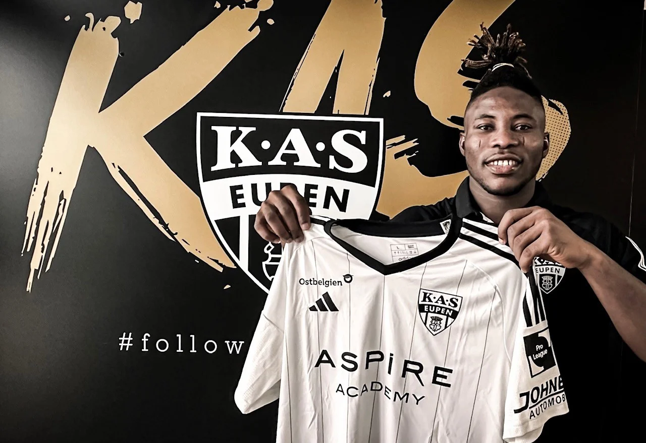 Ade Oguns “Wedingo" completes loan move to KAS Eupen