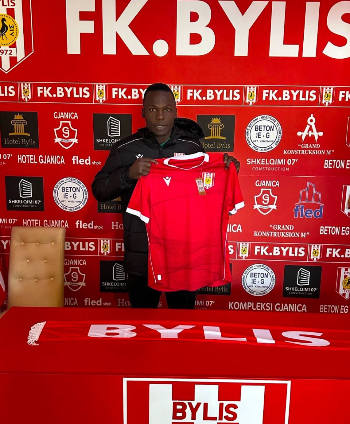 Ibrahim Mustapha Joins Albanian Club FK Bylis