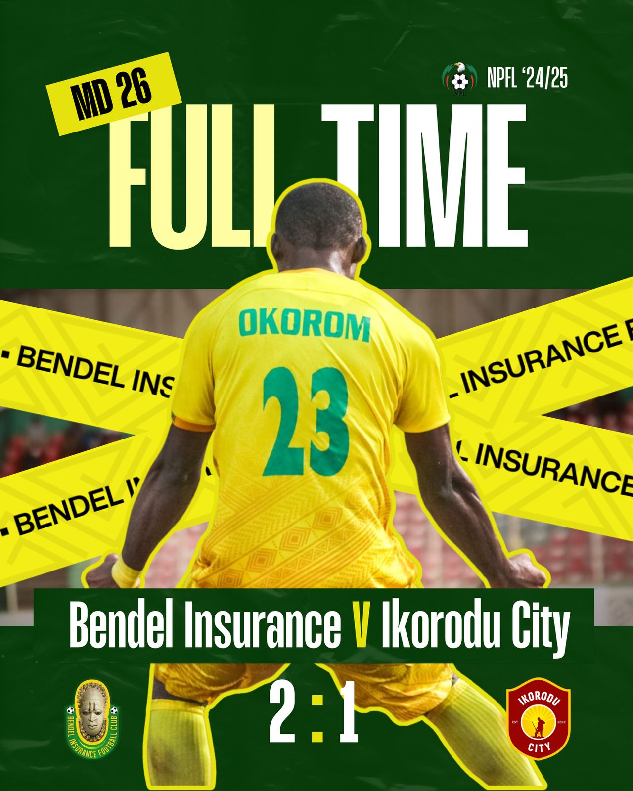 Bendel Insurance take the day against Ikorodu City