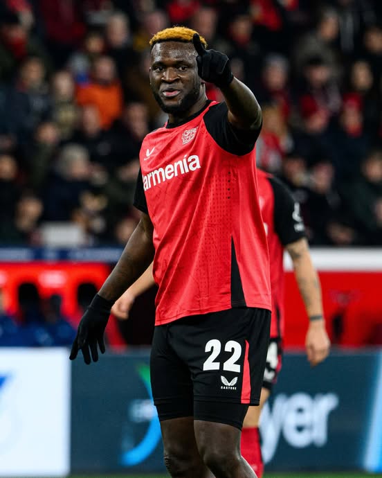 Boniface delighted with scoring return for Leverkusen