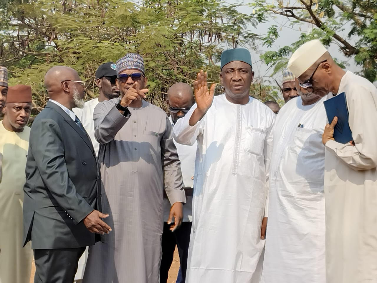 Dikko, Gusau inspect proposed NFF hotel, training pitch site in Abuja