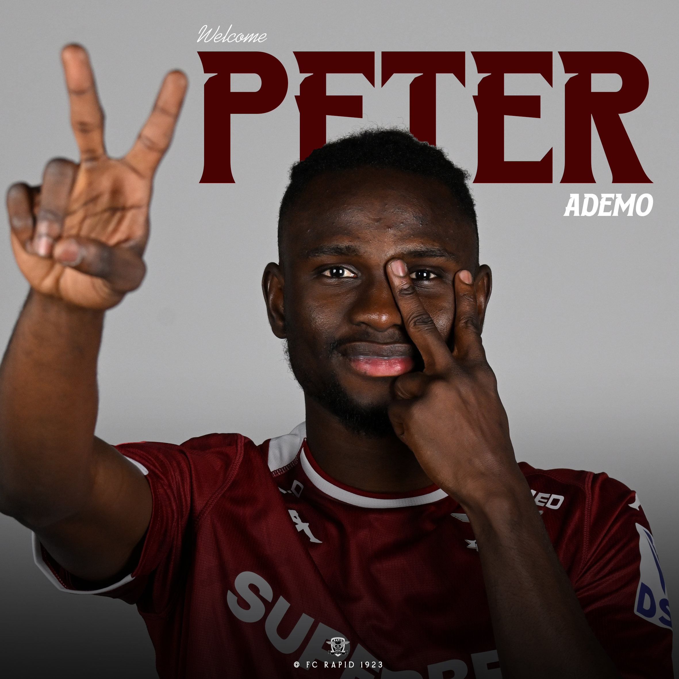 Peter Ademo: Nigerian midfielder joins Rapid on a short term deal