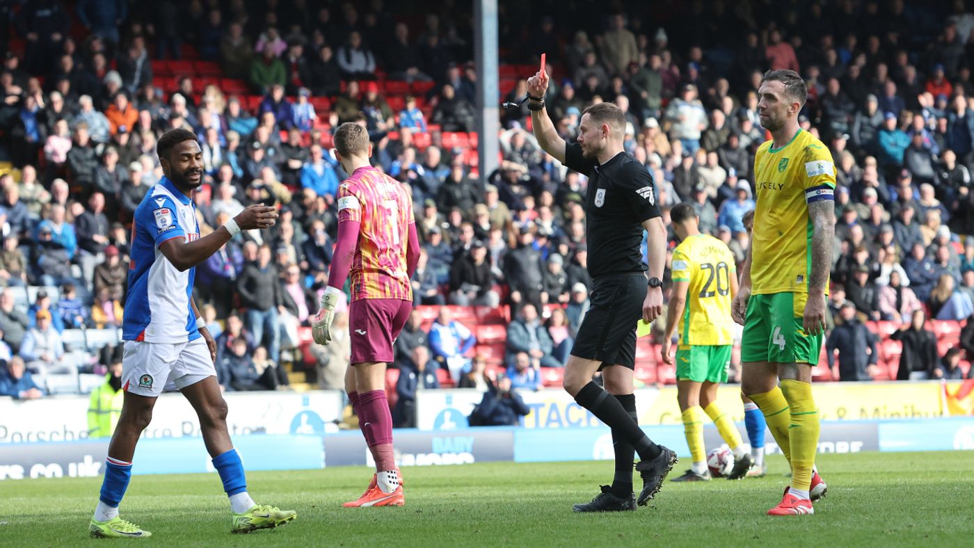 Emmanuel Dennis sent off as Rovers peg back Norwich