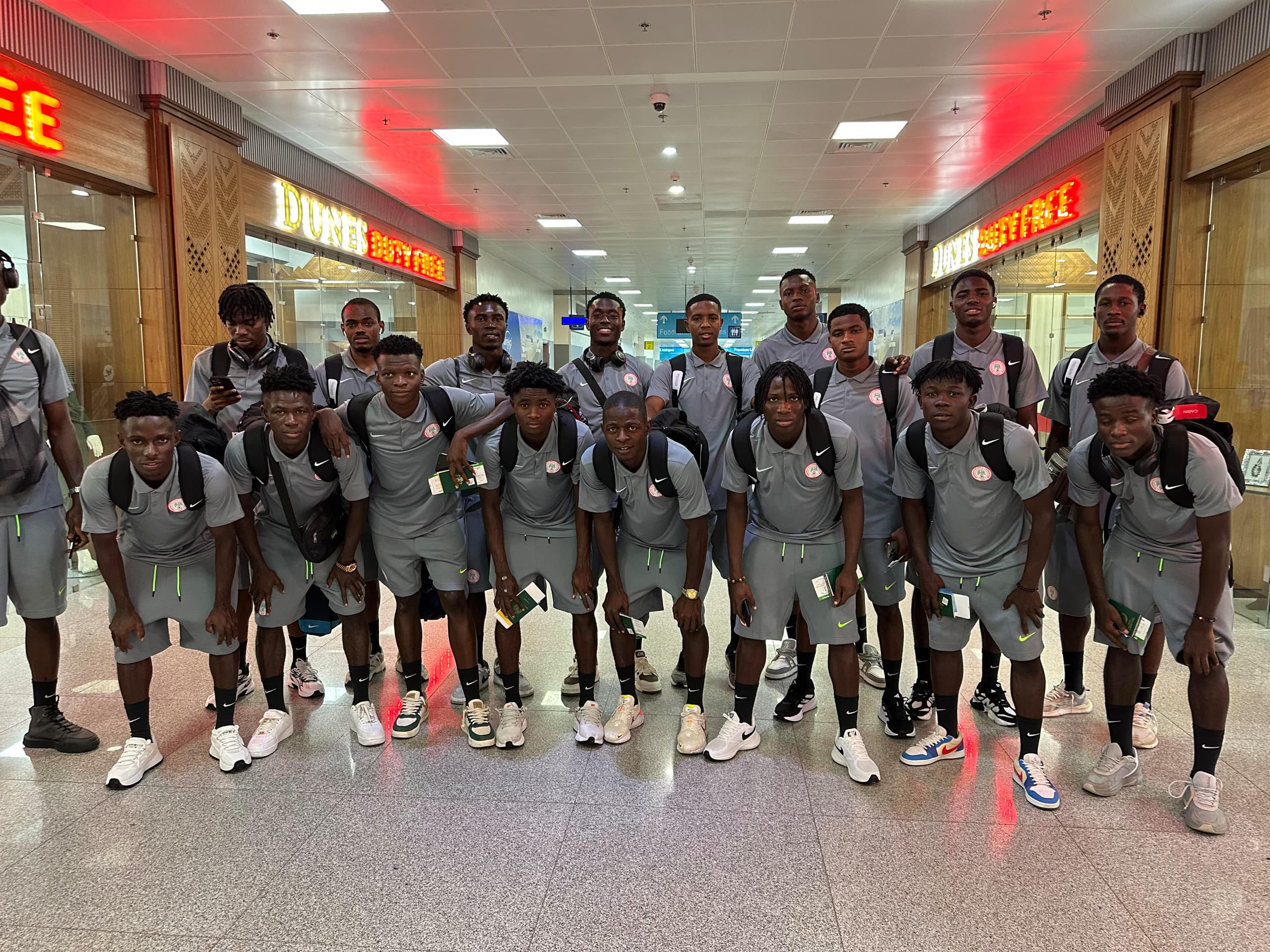 U20 AFCON: Flying Eagles arrive in Cairo, to play Young Pharaohs in friendly on Tuesday