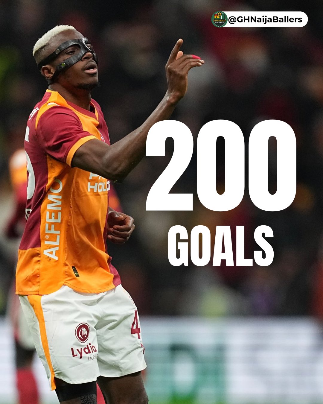 Osimhen Hits 200th Career Goal as Galatasaray Thrash Kayserispor