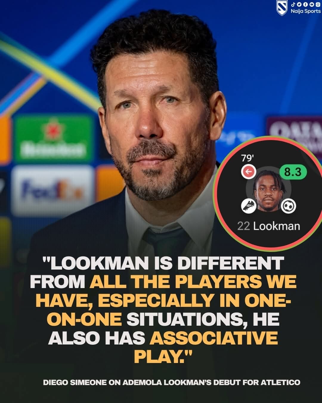 Simeone: Lookman Will Make Atlético Madrid Better