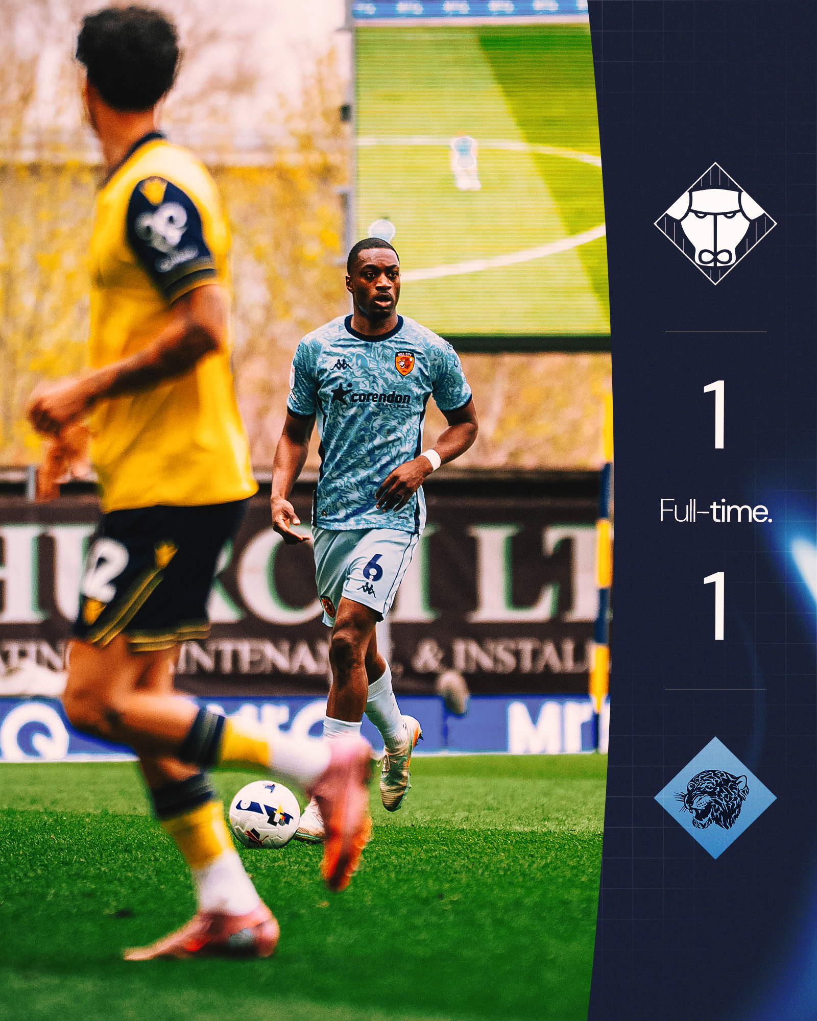 Ajayi Registers First Assist as Hull City Held by Oxford United