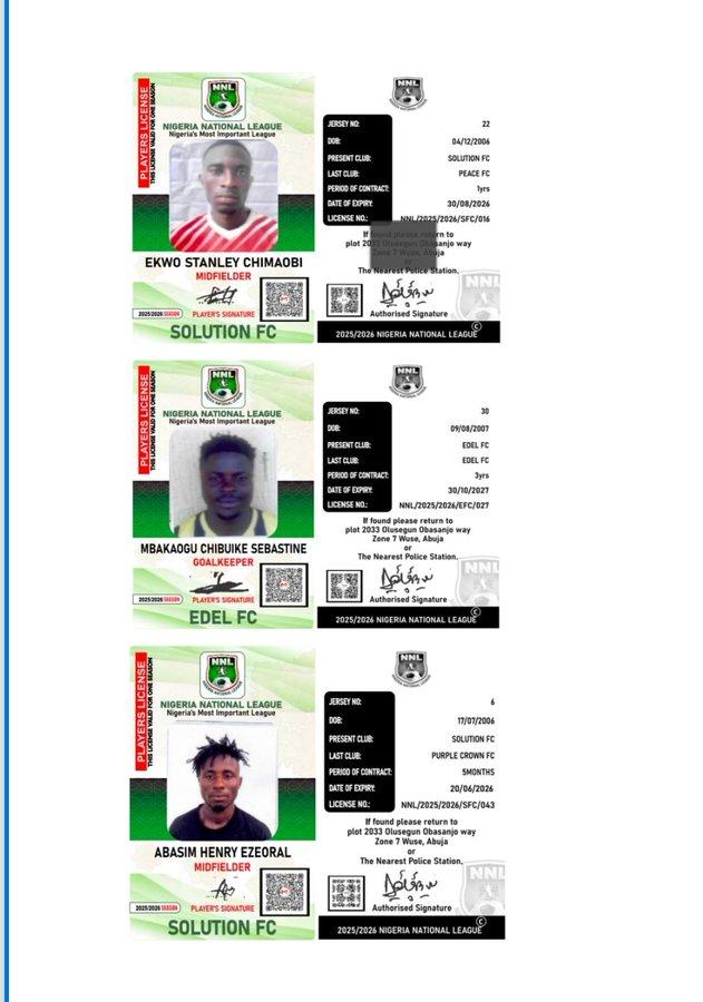 NLO Suspend Peace FC Over Illegal Registration of NNL Players
