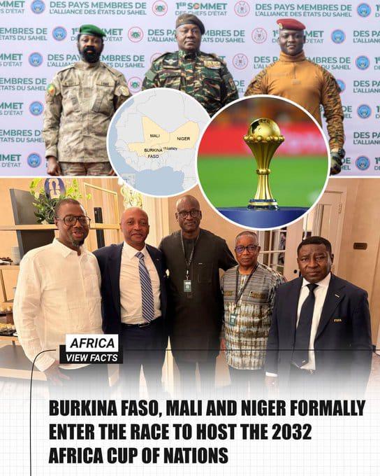 CAF Accepts Joint 2032 AFCON Hosting Interest from Burkina Faso, Mali and Niger