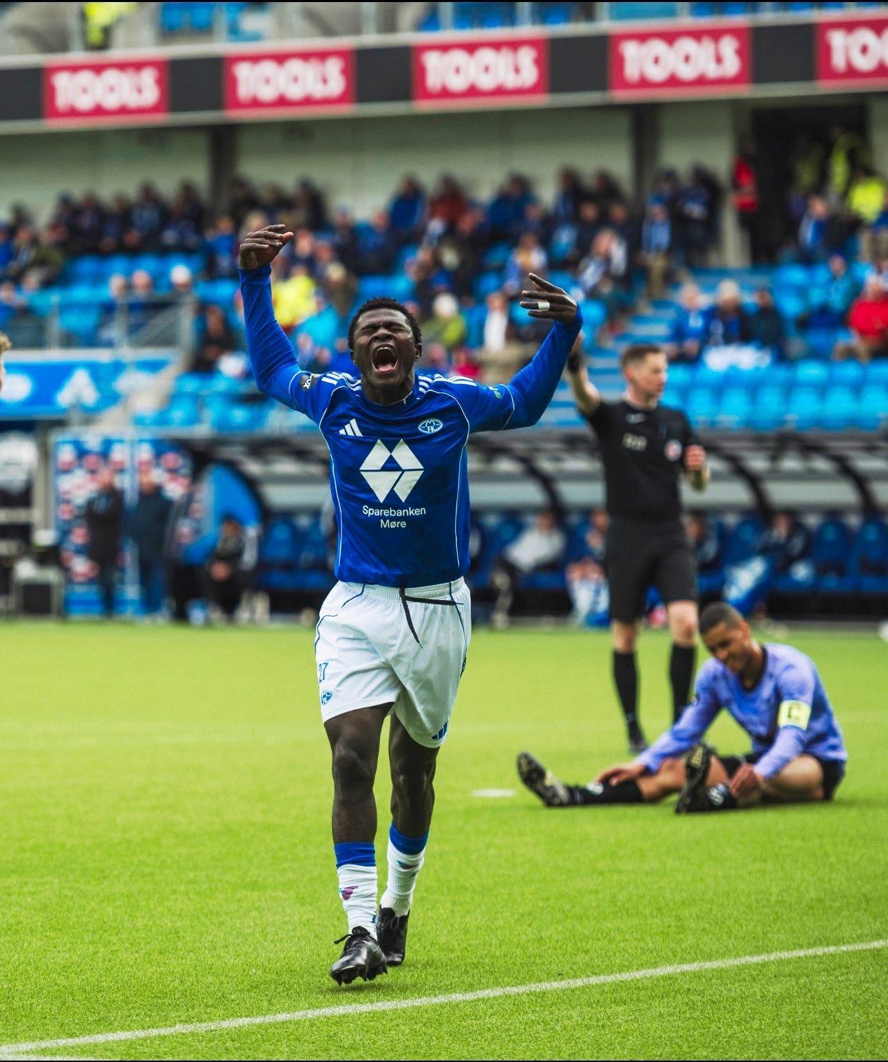 Daniel Daga Scores on Starting Return as Molde Rally Past KFUM Oslo