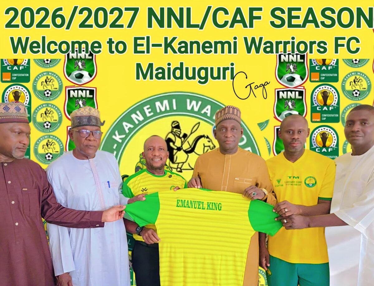 El-Kanemi Warriors Unveil King Emmanuel as New Technical Adviser