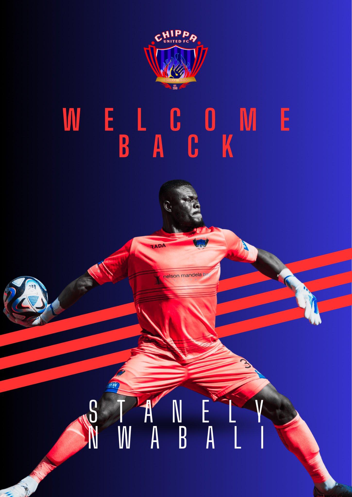 Stanley Nwabali Returns to Chippa United Ahead of New PSL Season