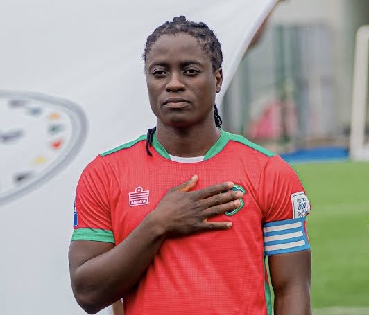 Malawi Captain Chawinga Jokes with Super Falcons Ahead of WAFCON Opener