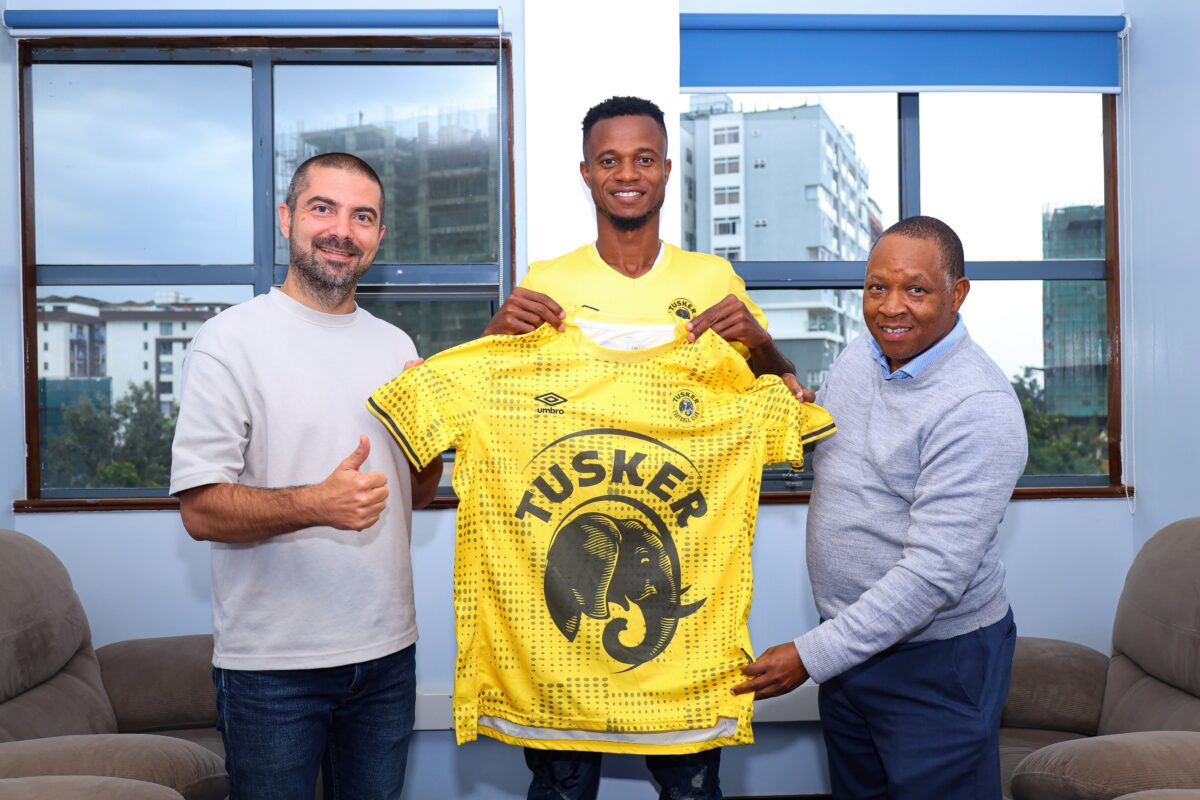 Tusker FC Complete Signing of Nigerian Striker Victor Mbaoma