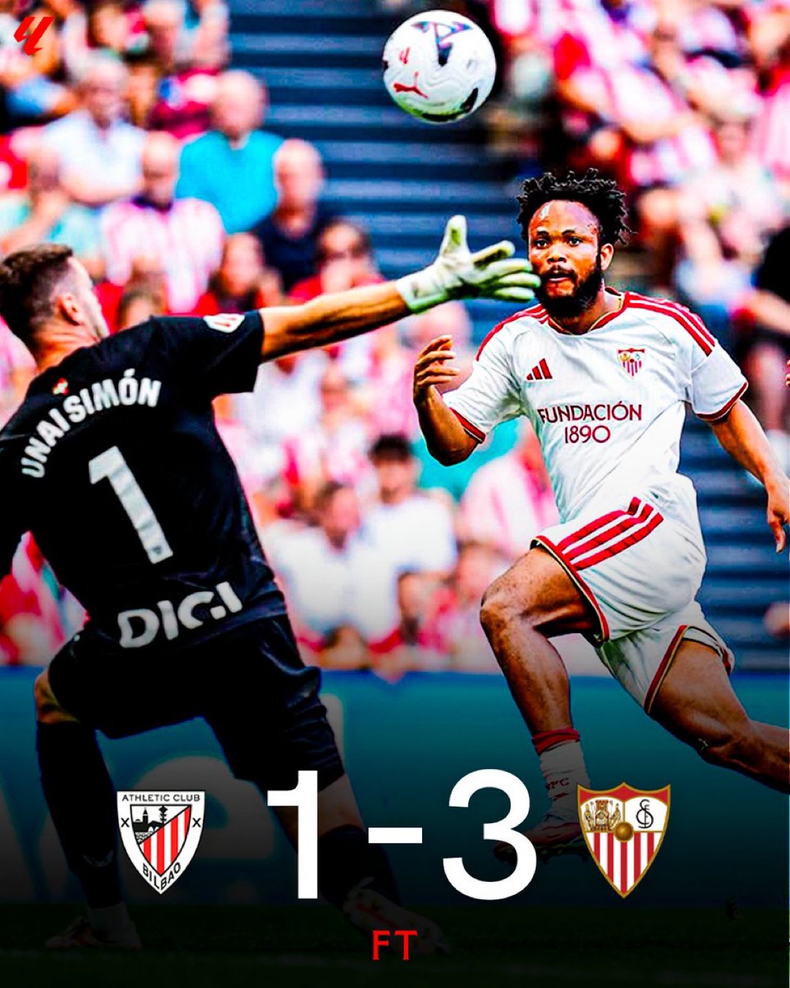 Ejuke Scores as Sevilla Begin La Liga Campaign with Win at Athletic Bilbao