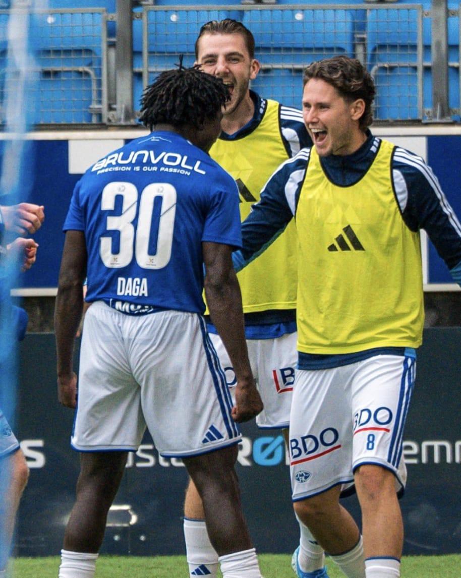 Daniel Daga Scores Again as Molde Surrender Late Lead in Six-Goal Thriller