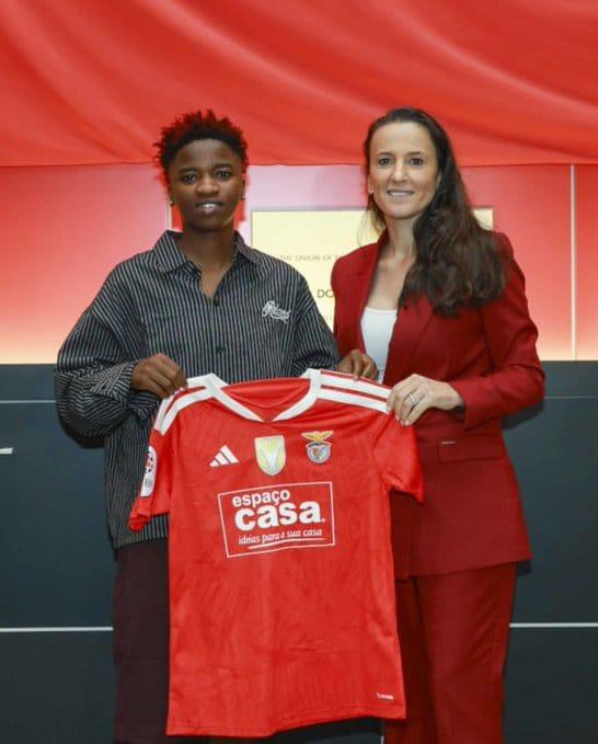 Benfica Feminino Complete Signing of Super Falcons Star Flourish Sebastian