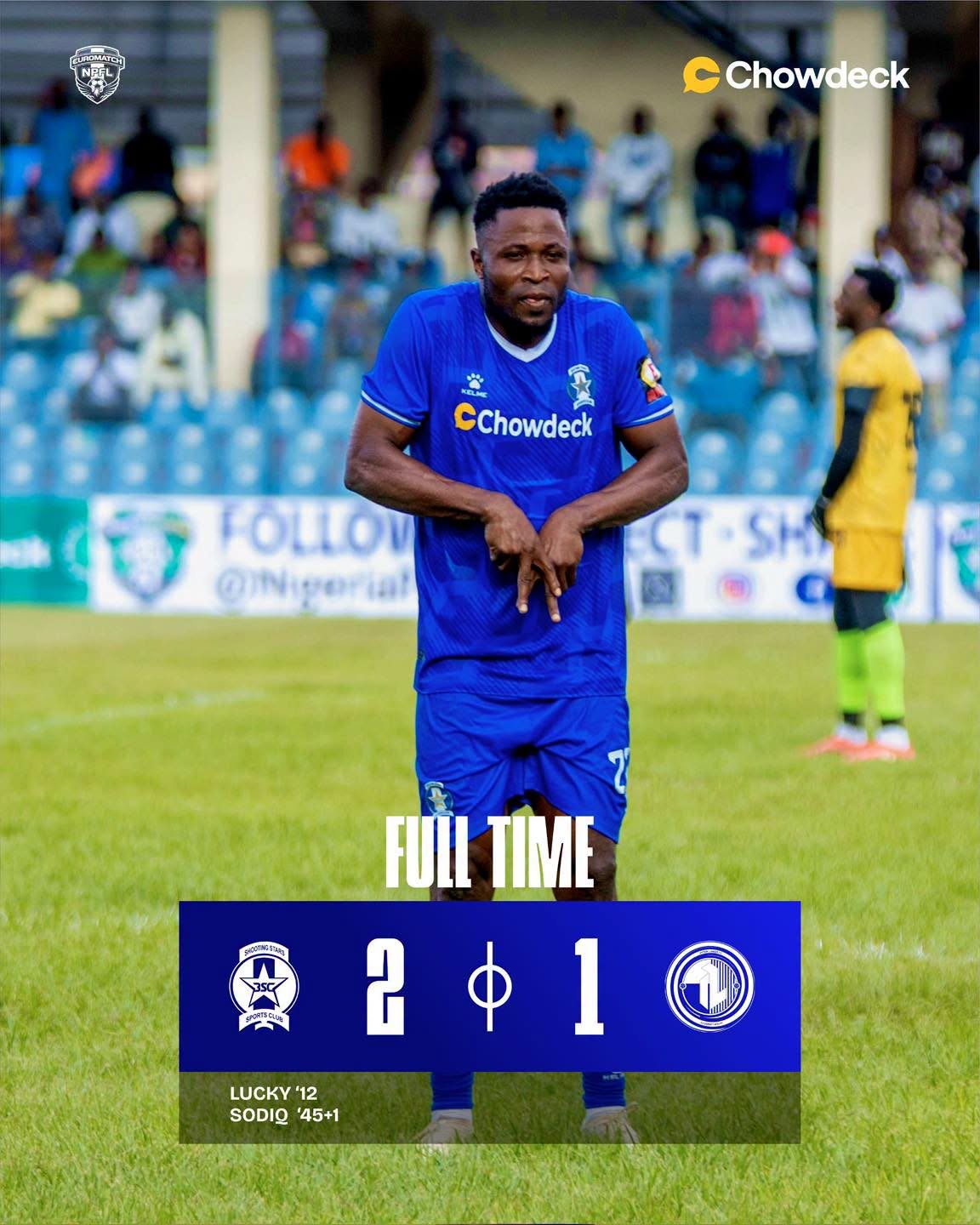 Shooting Stars Begin NPFL Season With Victory Over Inter Lagos