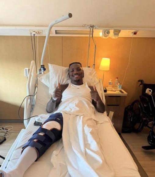 Uche Christantus Undergoes Surgery After Suffering Broken Leg