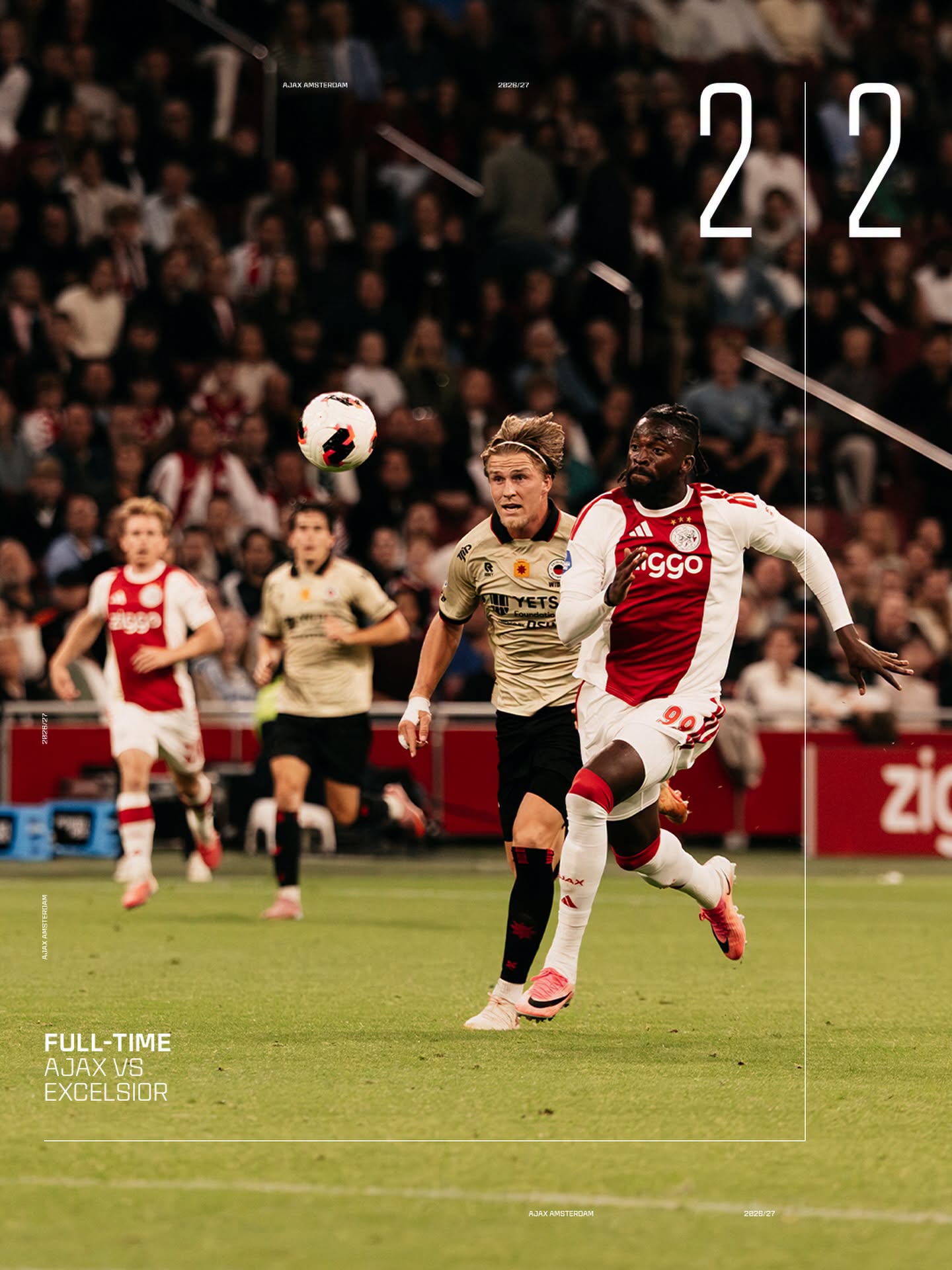 Tolu Arokodare Scores Again as Ajax Draw With Excelsior