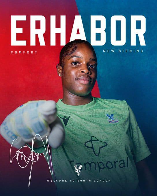 Comfort Erhabor Joins Palace in Women’s Super League Move