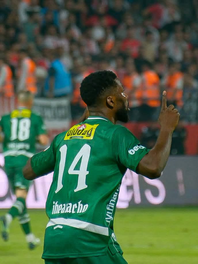 Kelechi Iheanacho Scores Twice as Bursaspor Move Top of TFF 1. Lig