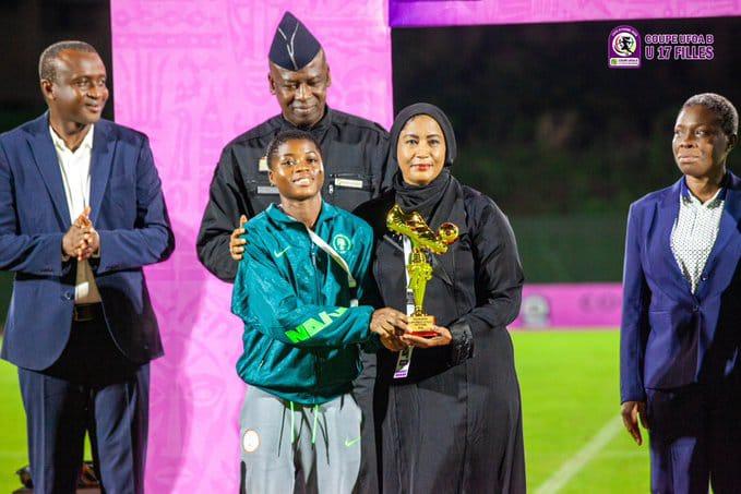 Flamingos Star Oluwakemi Adegbuyi Named Best Player of WAFU-B U-17 Cup