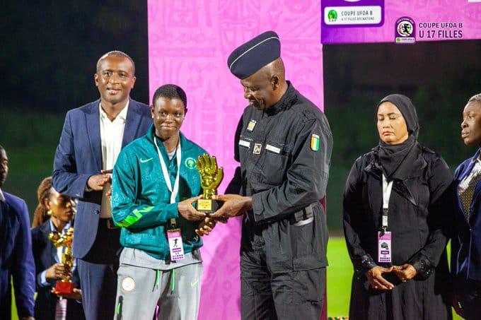 Flamingos Goalkeeper Onyinyechi Opara Named Best Goalkeeper of WAFU-B U-17 Cup