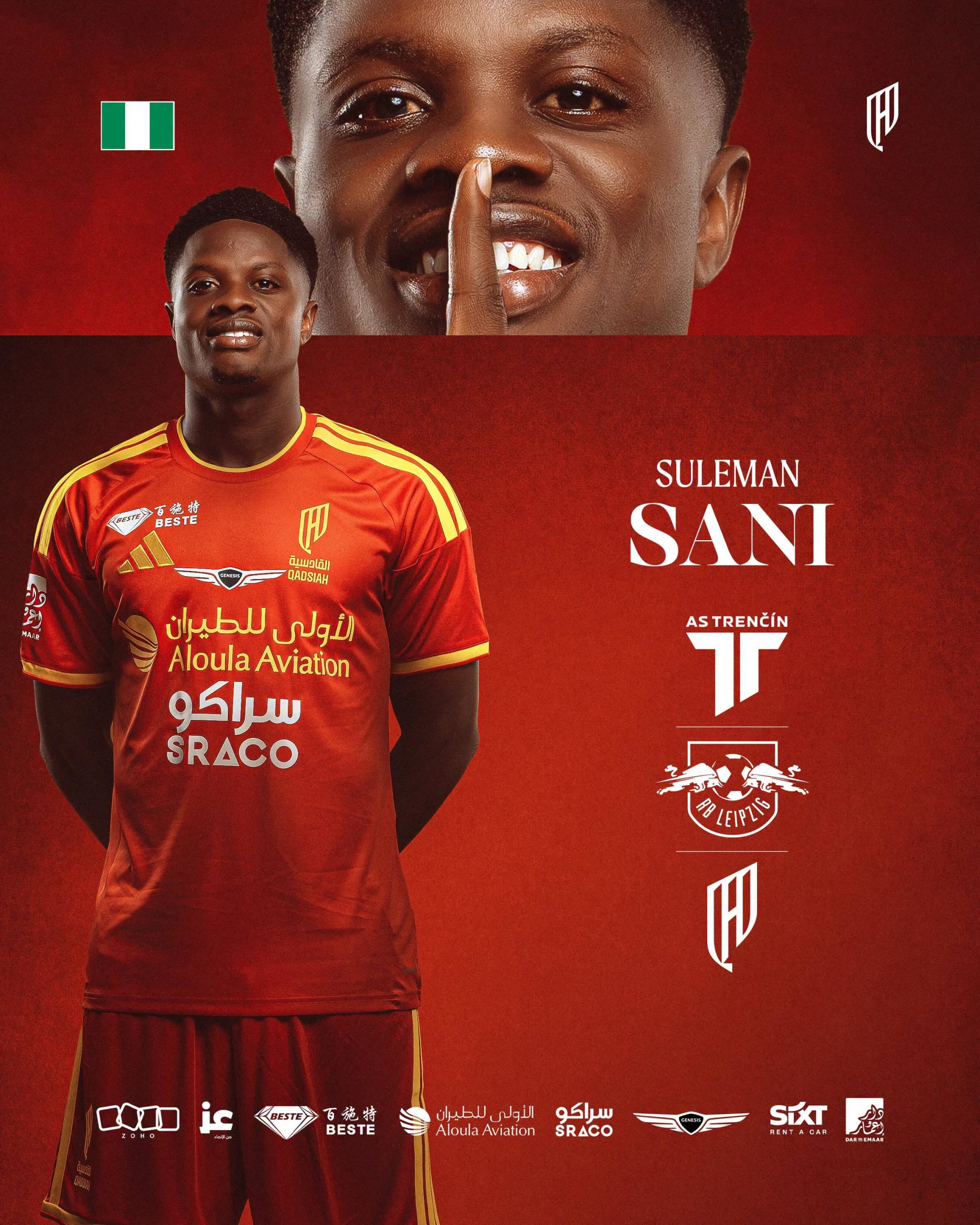 Suleman Sani Completes Surprise Move from Leipzig to Al-Qadsiah