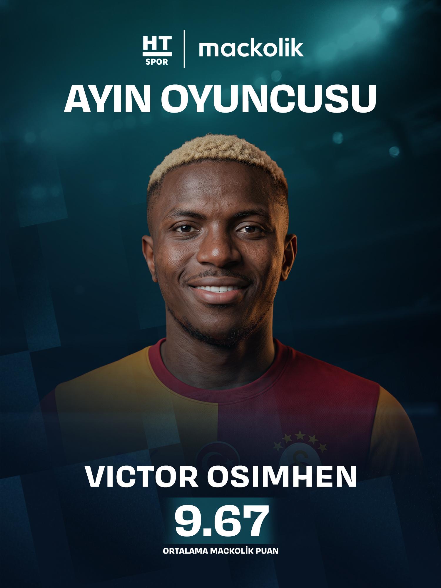 Victor Osimhen Named Turkish Media’s Player of the Month for August