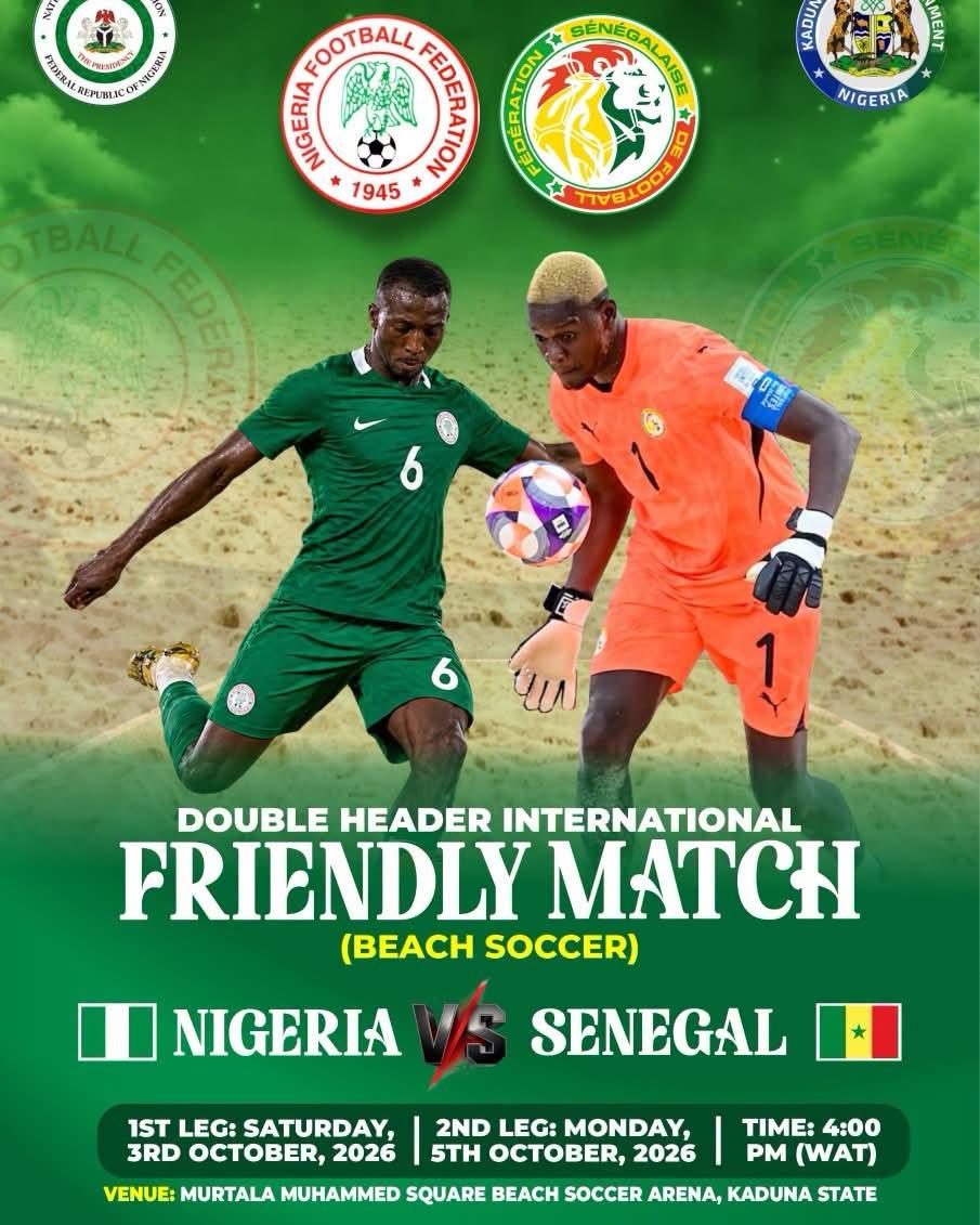 Super Sand Eagles Face African Champions Senegal in Kaduna Friendlies