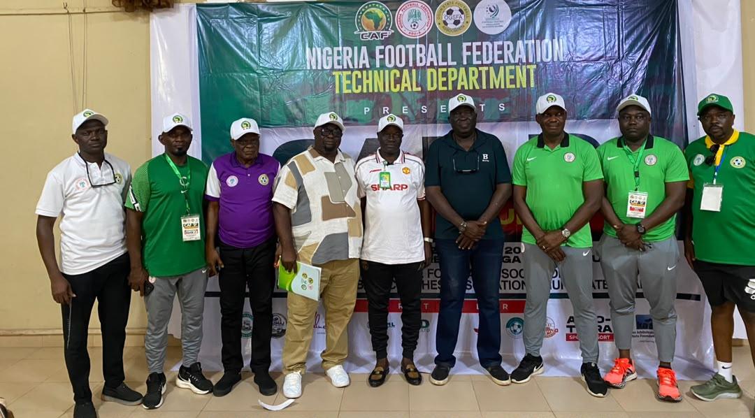 Eguavoen Leads NFF Instructors as 40 Coaches Begin CAF D Licence Course in Ogun