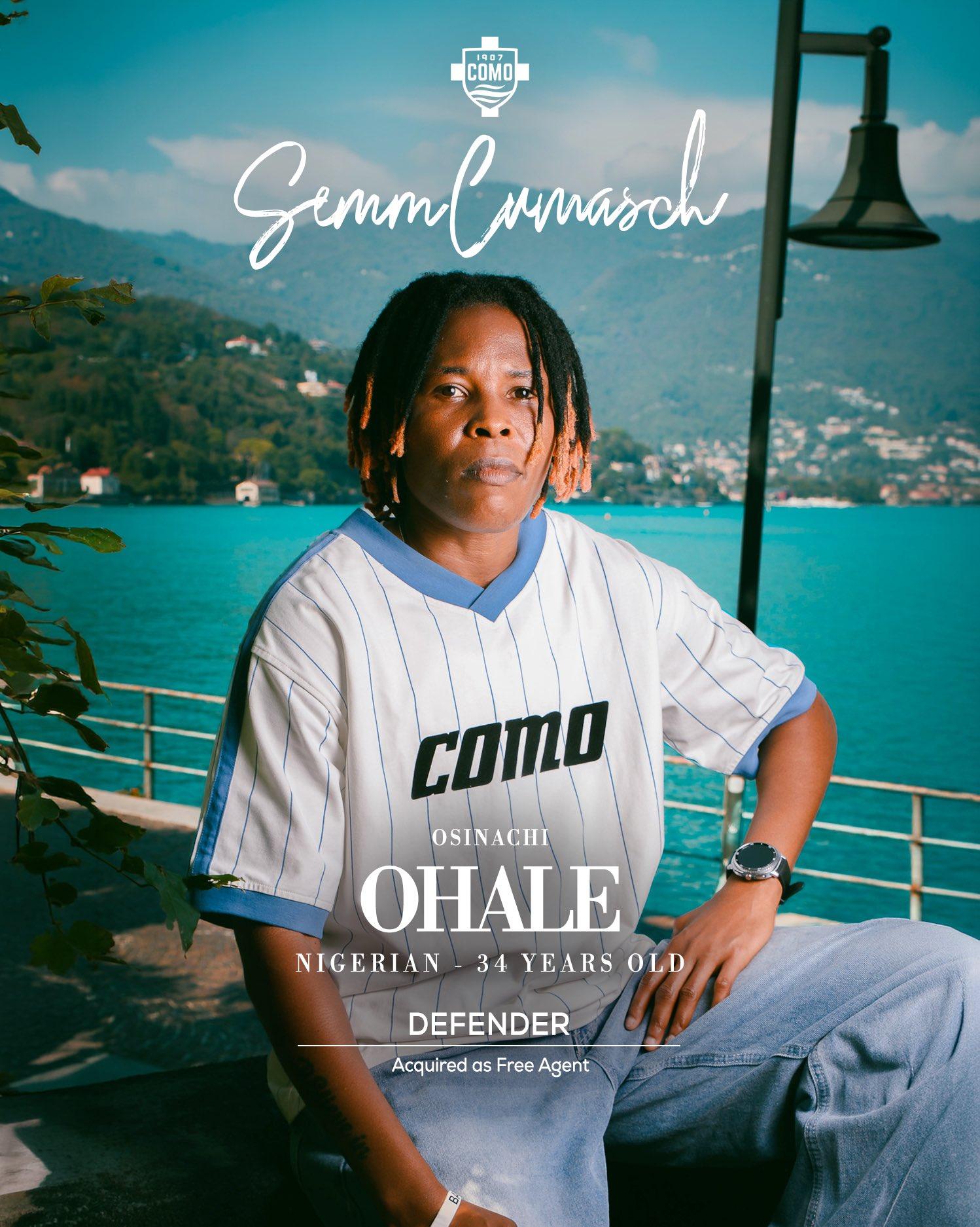 Como 1907 Sign Former Super Falcons Defender Osinachi Ohale